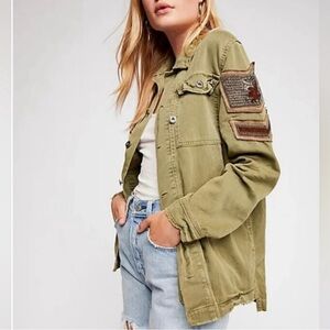 Free people Army Shacket, Size L